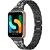 Ремінець Deexe Crystal Design для Samsung Galaxy Fit 3 - Black: фото 1 з 6