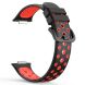 Ремешок Deexe Dot Color для Huawei Watch Fit 2 - Black / Red (301502RB). Фото 4 из 6