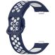 Ремінець Deexe Dual Color для Huawei Watch Fit 3 - Midnight Blue / White (357105LW). Фото 2 з 7