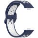 Ремінець Deexe Dual Color для Huawei Watch Fit 3 - Midnight Blue / White (357105LW). Фото 3 з 7