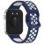 Ремешок Deexe Dual Color для Huawei Watch Fit 3 - Midnight Blue / White: фото 1 из 7