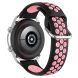 Ремешок Deexe Dual Color для Samsung Galaxy Watch 3 (41mm) - Black / Pink (235406F). Фото 4 из 5