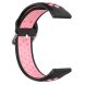 Ремешок Deexe Dual Color для Samsung Galaxy Watch 3 (41mm) - Black / Pink (235406F). Фото 2 из 5