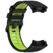 Ремешок Deexe Dual Color для Xiaomi Amazfit T-ReX 3 - Black / Green (382705BG). Фото 4 из 9
