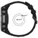 Ремешок Deexe Dual Color для Xiaomi Amazfit T-ReX 3 - Black / Green (382705BG). Фото 5 из 9