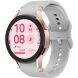 Ремінець Deexe Elino Strap для Samsung Galaxy Watch 4 / 5 / 6 / 7 / FE (40mm) - Light Grey (358307LH). Фото 2 з 6