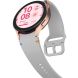 Ремінець Deexe Elino Strap для Samsung Galaxy Watch 4 / 5 / 6 / 7 / FE (40mm) - Light Grey (358307LH). Фото 4 з 6