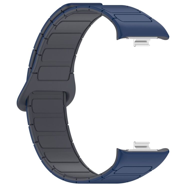 Ремешок Deexe Flexible Fit для Xiaomi Redmi Watch 4 / Mi Smart Band 8 Pro / Band 9 Pro - Midnight Blue: фото 4 из 6