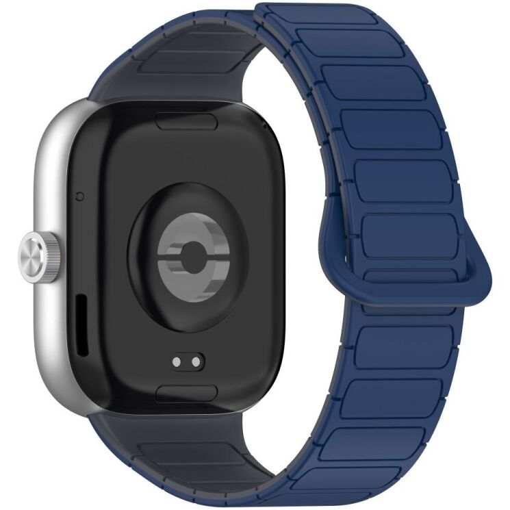 Ремешок Deexe Flexible Fit для Xiaomi Redmi Watch 4 / Mi Smart Band 8 Pro / Band 9 Pro - Midnight Blue: фото 1 из 6