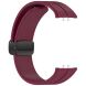 Ремешок Deexe Magnetic Braselet для Samsung Galaxy Fit 3 - Wine Red (349009WR). Фото 4 из 9
