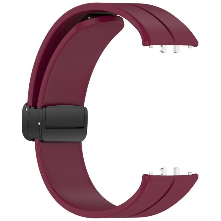 Ремешок Deexe Magnetic Braselet для Samsung Galaxy Fit 3 - Wine Red: фото 4 из 9