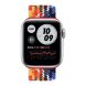 Ремешок Deexe Nylon Knitting для Apple Watch 42 (Series 10) / 41 / 40 / SE 40 / 38 - Colorful / Black / White (251836WK). Фото 3 из 6