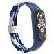 Ремешок Deexe Nylon Strap для Xiaomi Mi Band 7 - Blue / White (298704LW). Фото 5 из 5