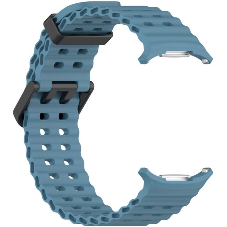 Ремешок Deexe Ocean Strap для Samsung Galaxy Watch Ultra (47mm) - Blue: фото 3 из 9