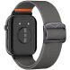 Ремешок Deexe Orbit Flex для Huawei Watch Fit 4 Pro / Fit 4 / Fit 3 - Dark Grey (382813DH). Фото 1 из 3