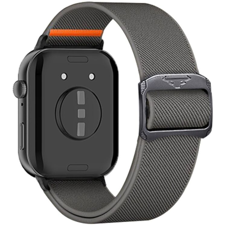 Ремешок Deexe Orbit Flex для Huawei Watch Fit 4 Pro / Fit 4 / Fit 3 - Dark Grey: фото 1 из 3