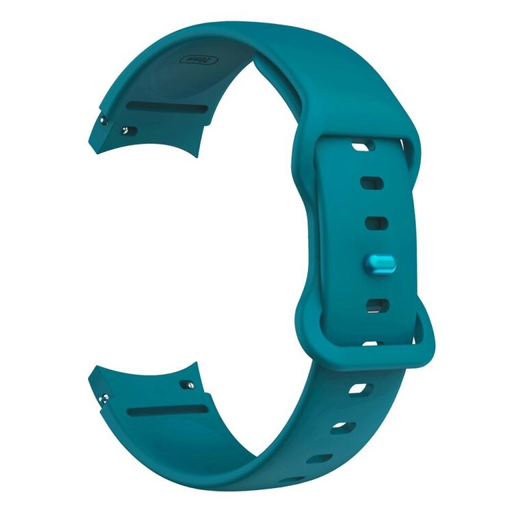 Ремешок Deexe Soft Silicone для Samsung Galaxy Watch 5 (40/44mm) / 5 Pro (45mm) - Cyan: фото 2 из 3