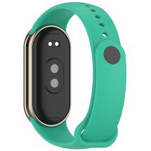 Ремешок Deexe Soft Silicone для Xiaomi Mi Smart Band 8 / 9 - Teal Green: фото 1 из 5