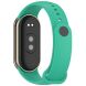Ремешок Deexe Soft Silicone для Xiaomi Mi Smart Band 8 / 9 - Teal Green (326042TG). Фото 1 из 5