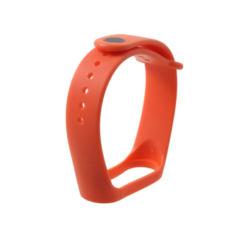 Ремінець Deexe Soft Touch для Xiaomi Mi Band 3 - Orange: фото 2 з 7