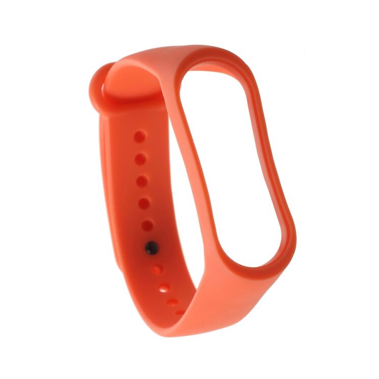 Ремінець Deexe Soft Touch для Xiaomi Mi Band 3 - Orange: фото 1 з 7