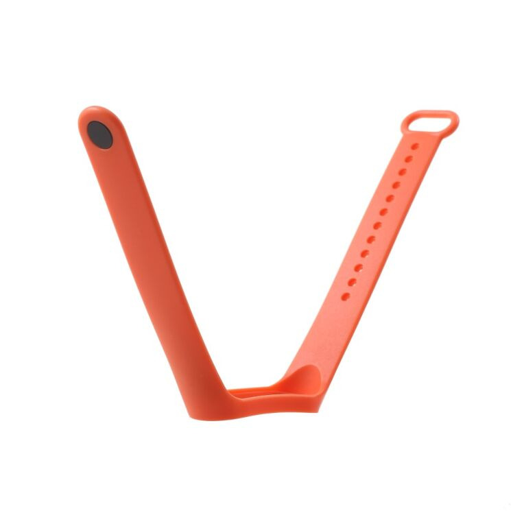 Ремінець Deexe Soft Touch для Xiaomi Mi Band 3 - Orange: фото 5 з 7