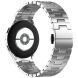 Ремінець Deexe Stainless Steel QuickFit для Samsung Galaxy Watch 4 / 5 / 6 / 7 / FE (40mm) - Silver (358125S). Фото 1 з 6