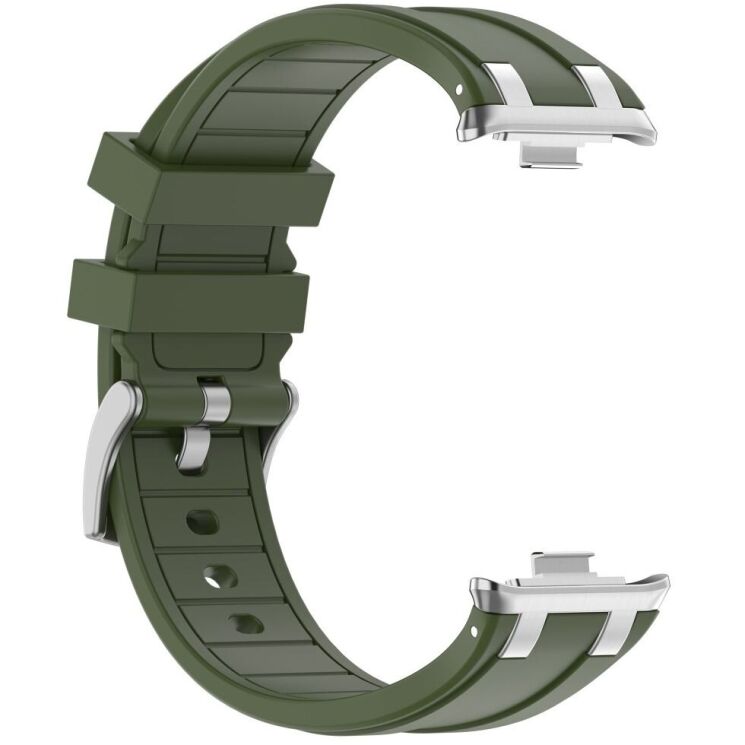 Ремешок Deexe Vortex для Xiaomi Redmi Watch 4 / Watch 5 / Mi Smart Band 8 Pro / Band 9 Pro - Olive Green: фото 2 из 8