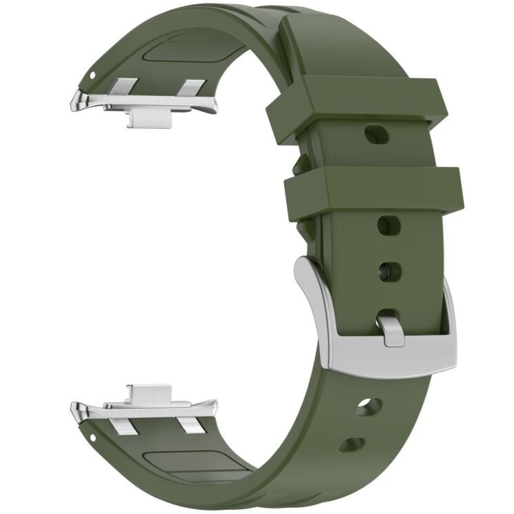 Ремешок Deexe Vortex для Xiaomi Redmi Watch 4 / Watch 5 / Mi Smart Band 8 Pro / Band 9 Pro - Olive Green: фото 1 из 8