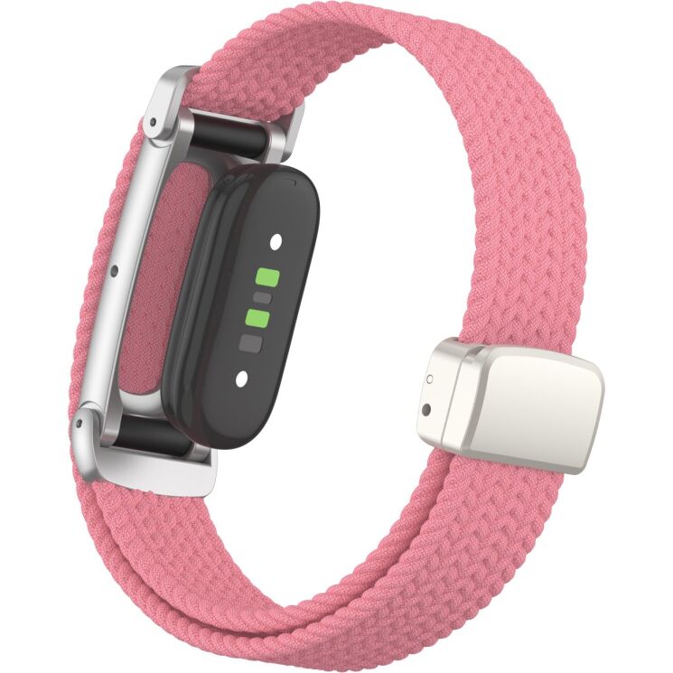 Ремешок для часов Deexe Knitted Strap для Google Fitbit Air - Deep Pink: фото 3 из 5