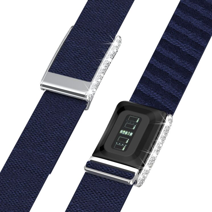 Ремешок для часов Deexe Shiny Strap для WHOOP 5.0 - Dark Blue (403108DB) Ремешок для часов Deexe Shiny Strap для WHOOP 5.0 - Dark Blue: фото 3 из 6