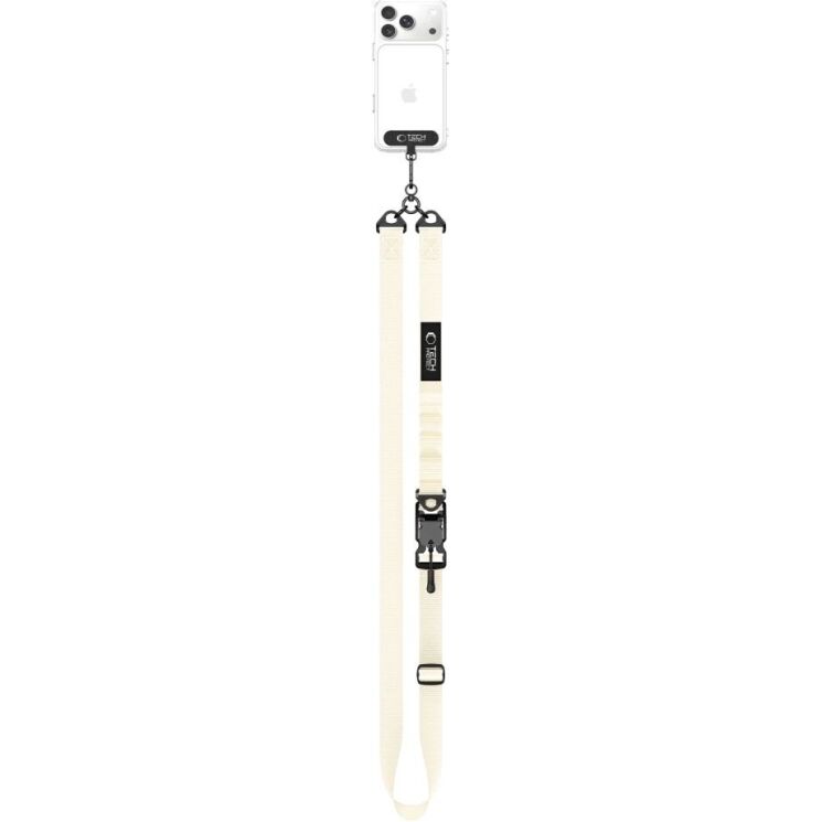 Ремешок для смартфона Tech-Protect C9S Rope Crossbody - Desert Beige (983018D) Ремешок для смартфона Tech-Protect C9S Rope Crossbody - Desert Beige: фото 2 из 7