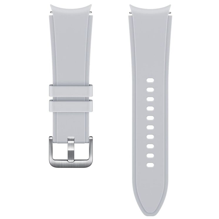 Ремешок Ridge Sport Band (S/M) для Samsung Galaxy Watch 4 / 4 Classic / 5 / 5 Pro / 6 / 6 Classic / 7 / FE (ET-SFR88SSEGRU) Техническая упаковка - Silver: фото 1 из 7