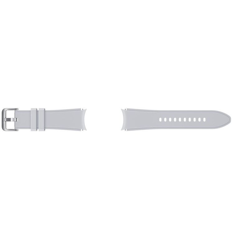 Ремешок Ridge Sport Band (S/M) для Samsung Galaxy Watch 4 / 4 Classic / 5 / 5 Pro / 6 / 6 Classic / 7 / FE (ET-SFR88SSEGRU) Техническая упаковка - Silver: фото 3 из 7