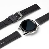 Ремінець Ringke Rubber One Prime для годинників з шириною кріплення 22мм (8809758103115) - Black: фото 1 з 10