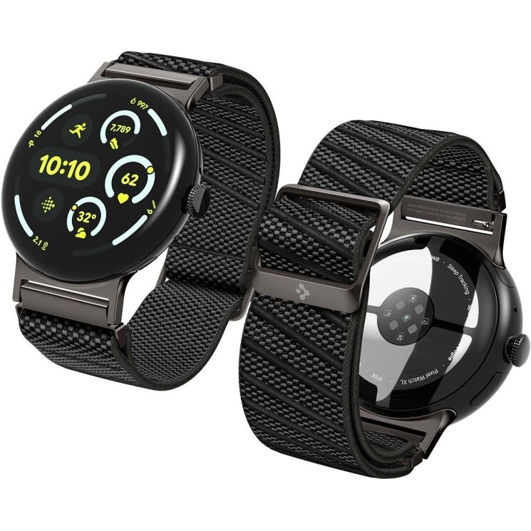 Ремешок Spigen Lite Fit X для Google Pixel Watch 4 / 3 (45mm) AMP09487 - Black: фото 2 из 15