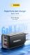 Мережевий зарядний пристрій ESSAGER 67W Kolsang GaN 2Type-C + USB (ECTAC-KSB01-Z) - Black (960159B). Фото 5 з 17