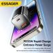 Сетевое зарядное устройство ESSAGER Gamet 33W GaN C+U (ECT33W-GMB01-Z) - Black (995691B). Фото 7 из 12