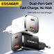 Сетевое зарядное устройство ESSAGER Gamet 33W GaN C+U (ECT33W-GMB01-Z) - Black (995691B). Фото 9 из 12