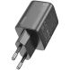 Сетевое зарядное устройство Hoco N42 Elogiado 2C PD45W + кабель Type-C to Type-C - Black (346155B). Фото 5 из 10