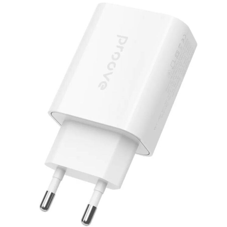 Мережевий зарядний пристрій Proove Rapid 30W (2USB + Type-C) - White: фото 5 з 7
