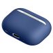 Силиконовый чехол Deexe Silicone Case (FH) для Apple AirPods Pro 2 - Dark Blue (306003DB). Фото 3 из 5