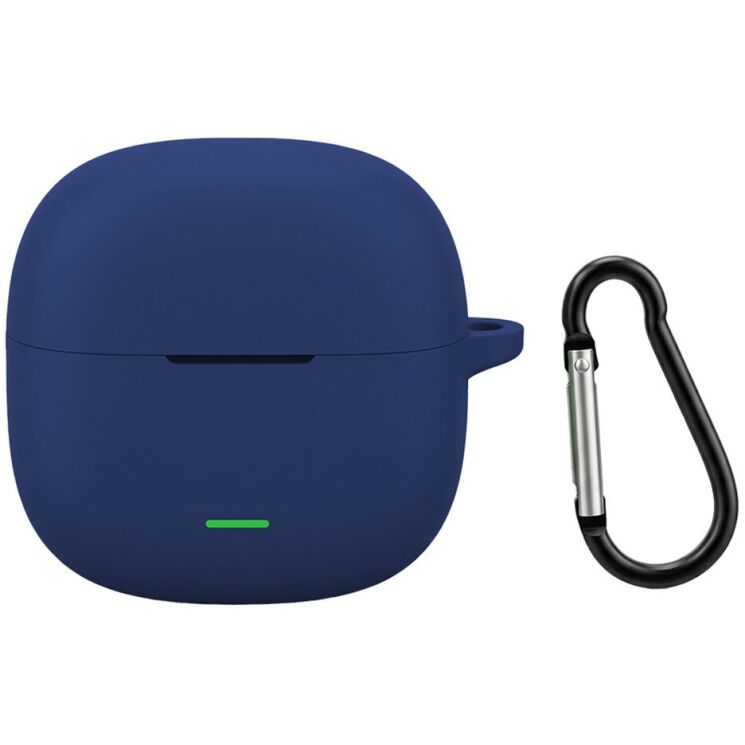 Силиконовый чехол Deexe Silicone Case (FH) для Xiaomi Redmi Buds 8 Active - Dark Blue: фото 1 из 11