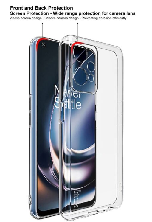 Силиконовый чехол IMAK UX-10 Series для OnePlus Nord CE 2 Lite - Transparent: фото 7 из 10