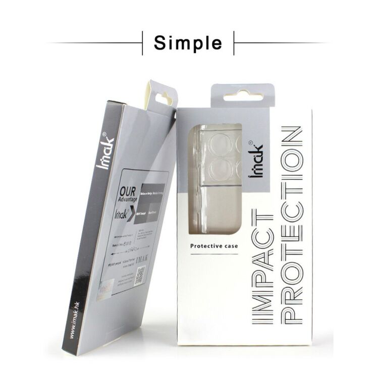 Силиконовый чехол IMAK UX-10 Series для OnePlus Nord CE 2 Lite - Transparent: фото 10 из 10