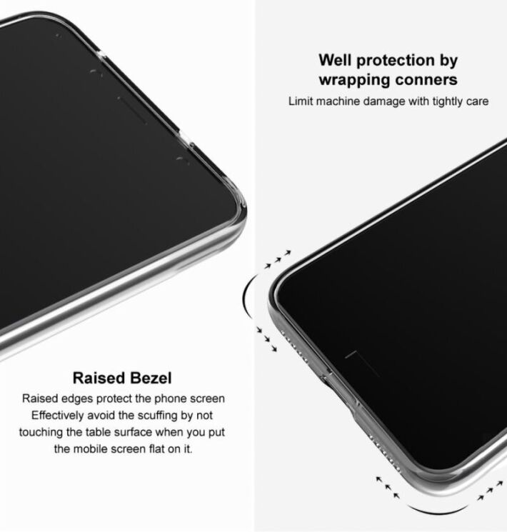 Силиконовый чехол IMAK UX-5 Series для Google Pixel 8A - Transparent: фото 10 из 11