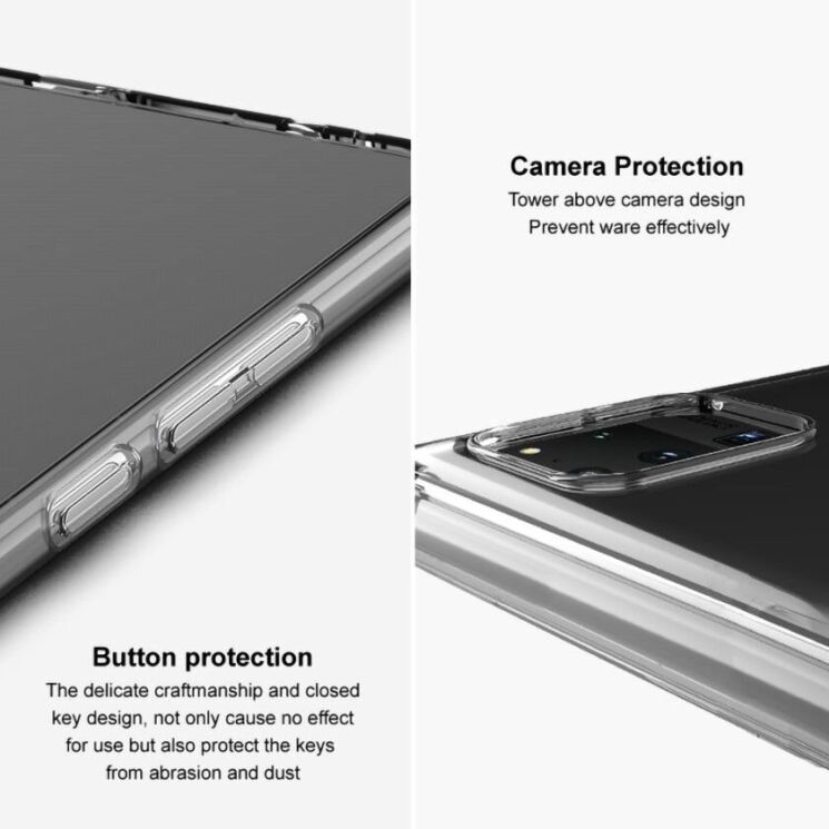 Силиконовый чехол IMAK UX-5 Series для Google Pixel 8A - Transparent: фото 9 из 11