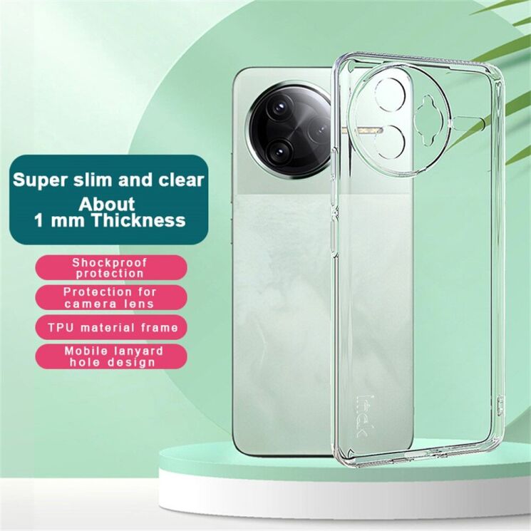 Силиконовый чехол IMAK UX-5 Series для Xiaomi Poco F7 Ultra - Transparent: фото 2 из 10
