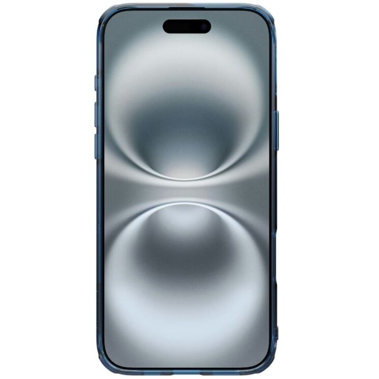 Силиконовый чехол NILLKIN Nature TPU Pro Magnetic для Apple iPhone 16 Plus - Blue: фото 4 из 13