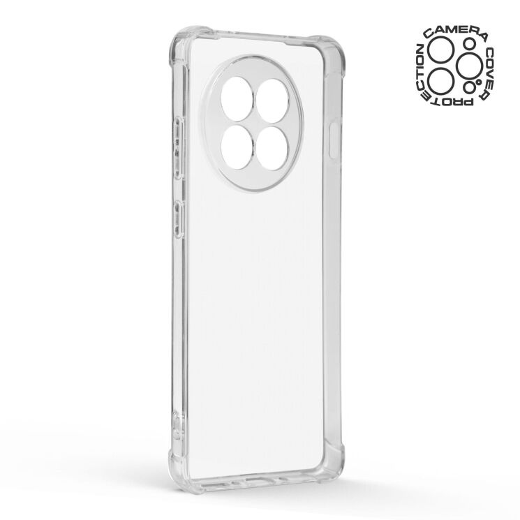 Силиконовый (TPU) чехол ArmorStandart Air Force для OnePlus 13R - Transparent: фото 3 из 6